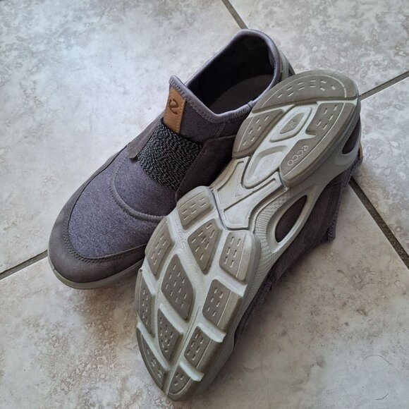 Ecco Biom Street Slip-On Sneakers - Grey/Purple - Women's EU 36 / US 5.5 - Picture 6 of 9